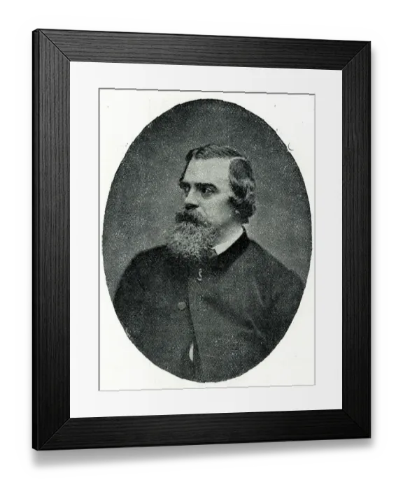 Framed Print : Narcisse Virgilio Diaz de la Pena, French artist Framed Print : Narcisse Virgilio Diaz de la Pena, French artist