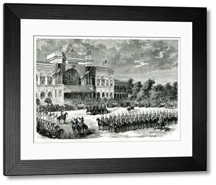 Framed Print : Official opening of the Paris Exhibition of 1867 Framed Print : Official opening of the Paris Exhibition of 1867