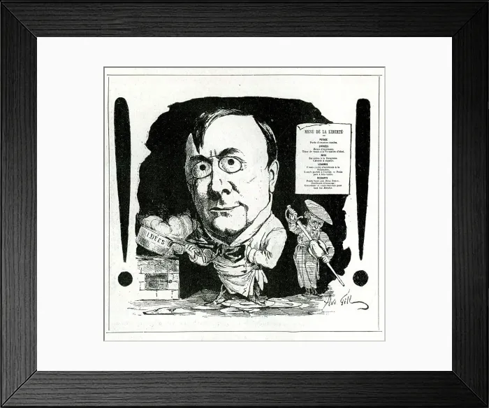 Framed Print : Emile de Girardin, French journalist, publisher, politician Framed Print : Emile de Girardin, French journalist, publisher, politician