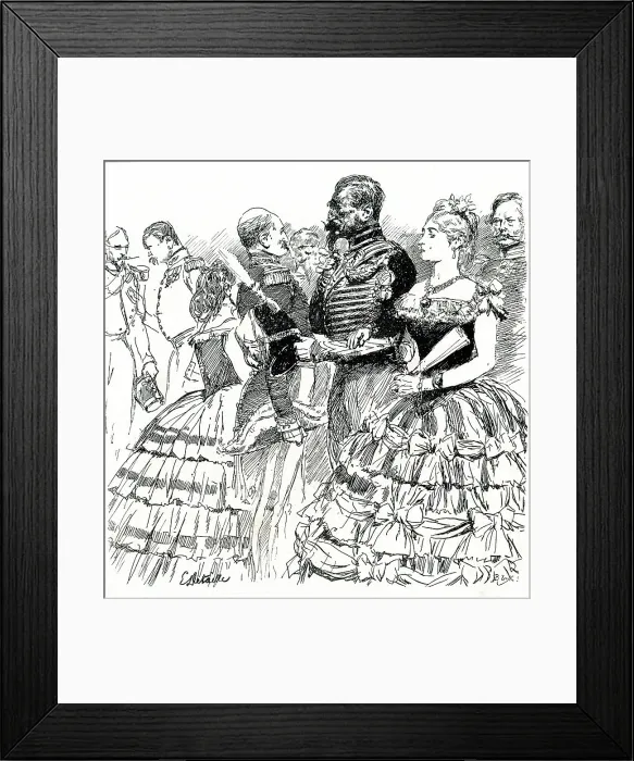 Framed Print : People at a ball, Tuileries, Paris Framed Print : People at a ball, Tuileries, Paris