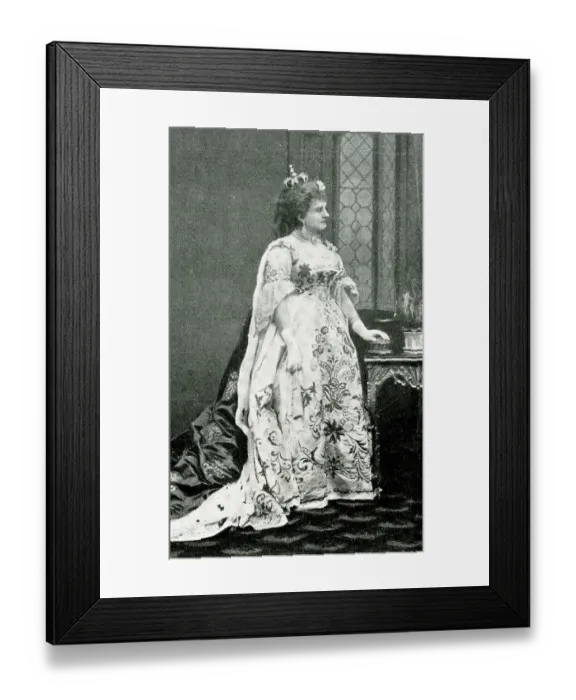 Framed Print : Hortense Schneider, French soprano, in costume Framed Print : Hortense Schneider, French soprano, in costume
