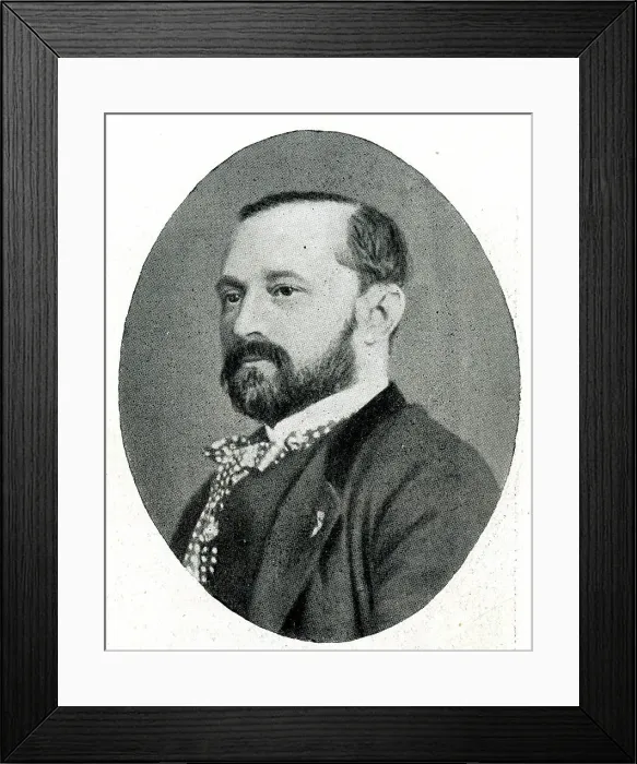 Framed Print : Ponson du Terrail, French novelist Framed Print : Ponson du Terrail, French novelist