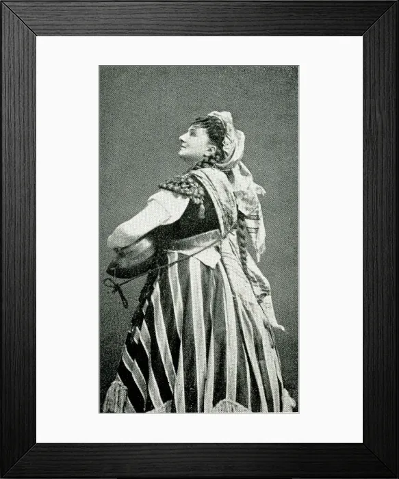 Framed Print : Hortense Schneider, French soprano, in costume Framed Print : Hortense Schneider, French soprano, in costume