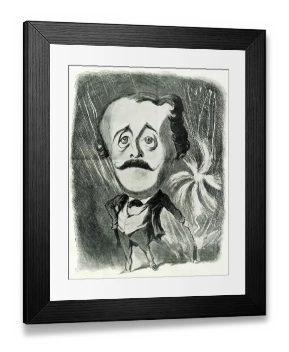 Framed Print : Paul Bins, Count of Saint-Victor, French author and critic Framed Print : Paul Bins, Count of Saint-Victor, French author and critic