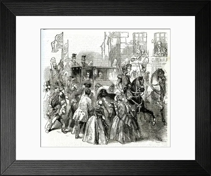 Framed Print : Carriage of the Turkish Ambassador, opening of Parliament Framed Print : Carriage of the Turkish Ambassador, opening of Parliament