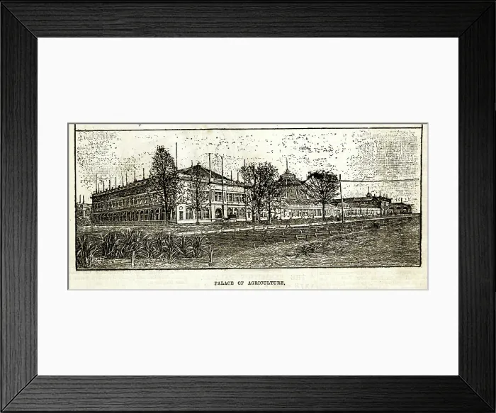 Framed Print : Chicago Exhibition, Palace of Agriculture Framed Print : Chicago Exhibition, Palace of Agriculture