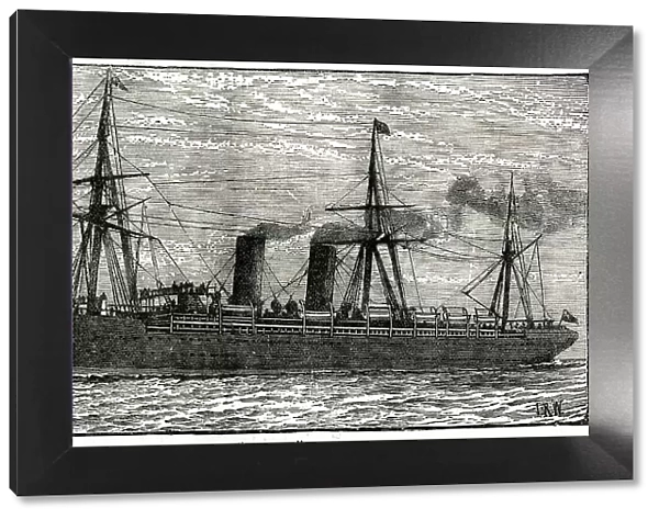 Cunard ship, Etruria, passenger liner