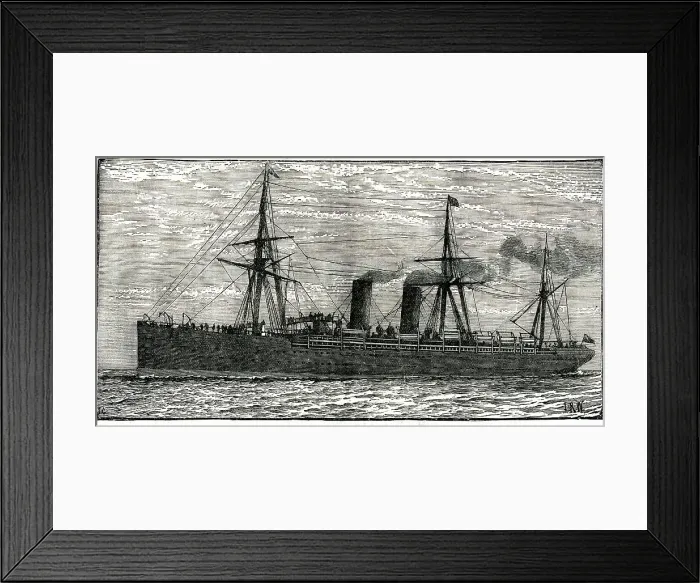 Framed Print : Cunard ship, Etruria, passenger liner Framed Print : Cunard ship, Etruria, passenger liner