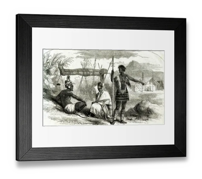 Framed Print : Dead body, Naga Tribe of India and Myanmar Framed Print : Dead body, Naga Tribe of India and Myanmar