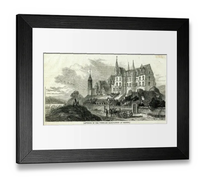 Framed Print : Porcelain factory, Meissen, near Dresden, Germany Framed Print : Porcelain factory, Meissen, near Dresden, Germany