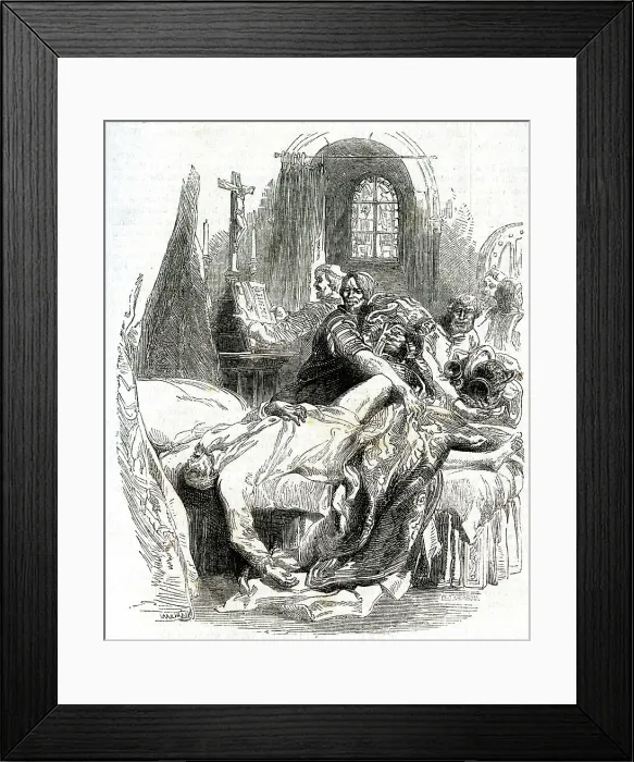 Framed Print : Indignities shown to the corpse of William the Conqueror Framed Print : Indignities shown to the corpse of William the Conqueror