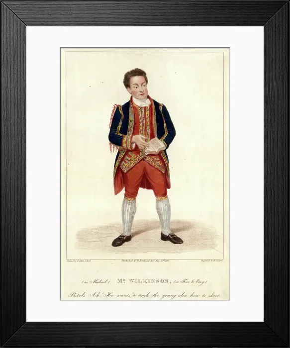Framed Print : Tate Wilkinson, English actor and manager Framed Print : Tate Wilkinson, English actor and manager