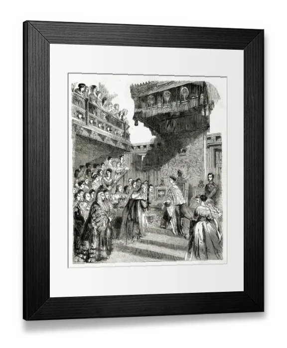 Framed Print : Queen Victoria at the Opening of Parliament Framed Print : Queen Victoria at the Opening of Parliament