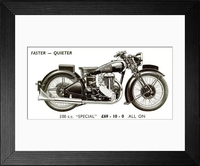 Framed Print : Advert, Rudge-Whitworth 500 cc Special Motor Cycle Framed Print : Advert, Rudge-Whitworth 500 cc Special Motor Cycle