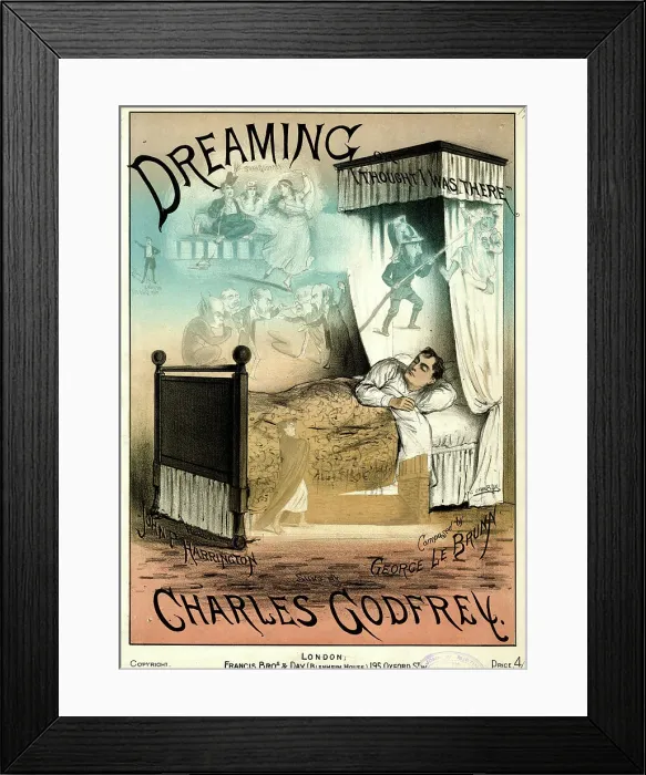Framed Print : Music cover, Dreaming, or I Thought I Was There Framed Print : Music cover, Dreaming, or I Thought I Was There