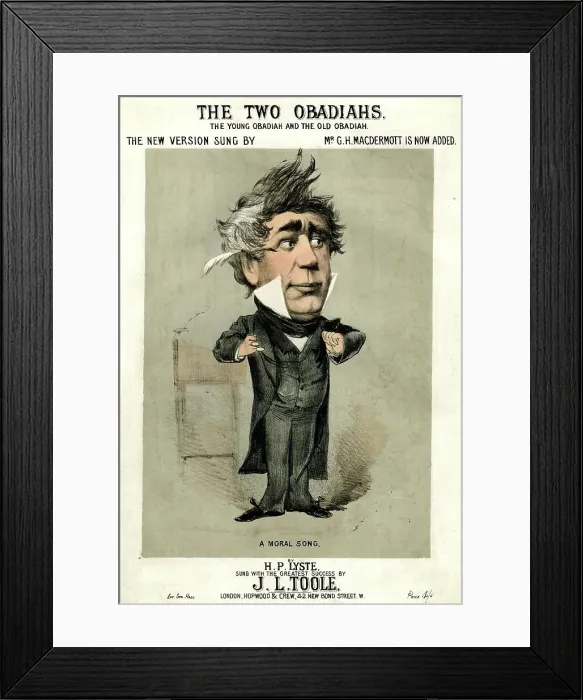 Framed Print : Music cover, The Two Obadiahs Framed Print : Music cover, The Two Obadiahs