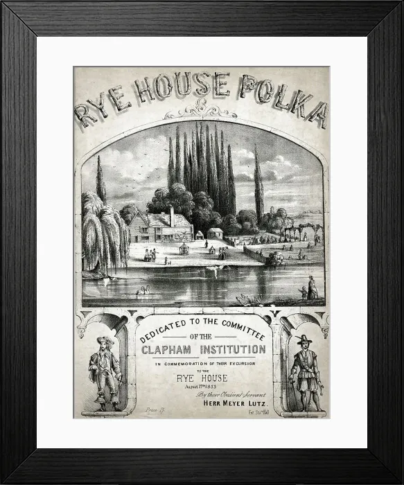 Framed Print : Music cover, Rye House Polka Framed Print : Music cover, Rye House Polka