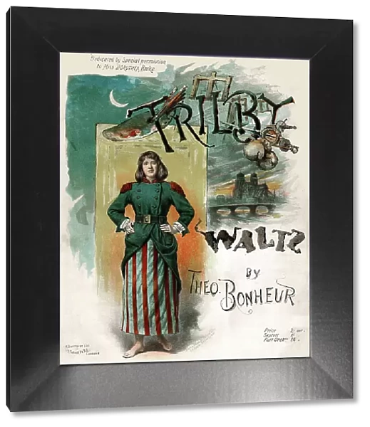 Music cover, Trilby Waltz, by Theo Bonheur
