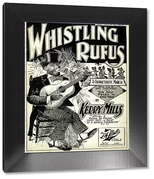 Music cover, Whistling Rufus, by Kerry Mills