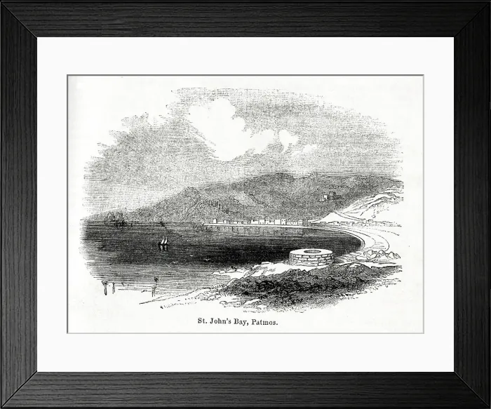 Framed Print : St John's Bay, Patmos, Greece Framed Print : St John's Bay, Patmos, Greece