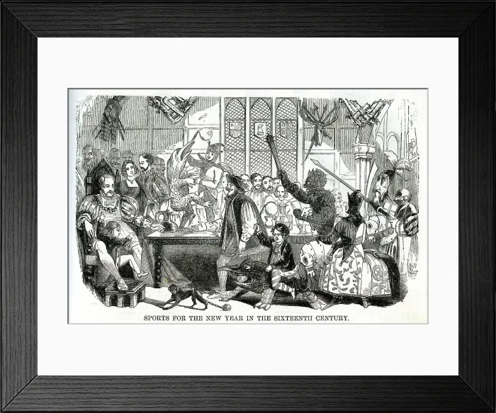 Framed Print : Sports for the New Year in the Sixteenth Century Framed Print : Sports for the New Year in the Sixteenth Century