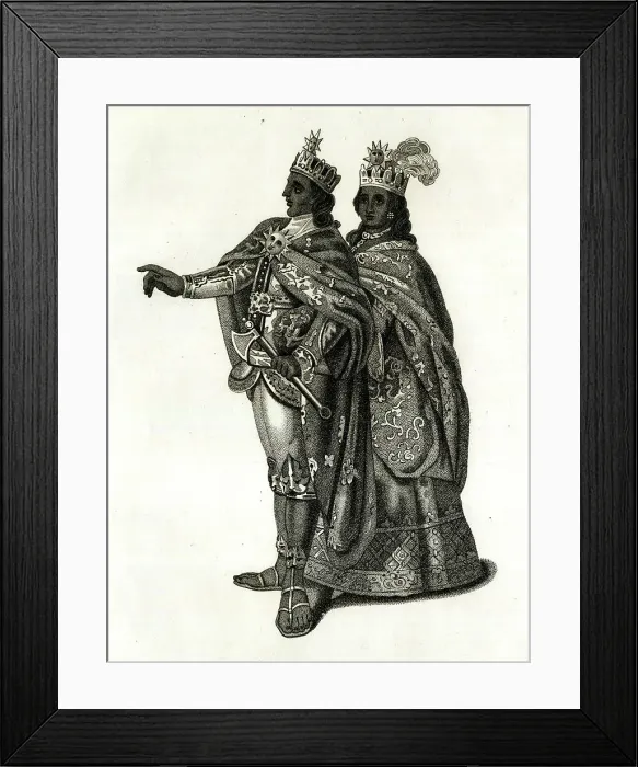 Framed Print : The Inca and His Queen Framed Print : The Inca and His Queen
