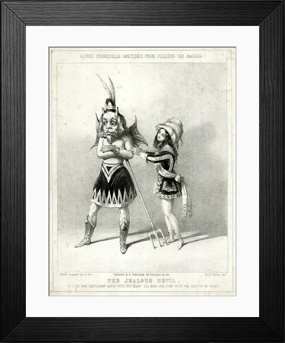 Framed Print : The Jealous Devil Framed Print : The Jealous Devil