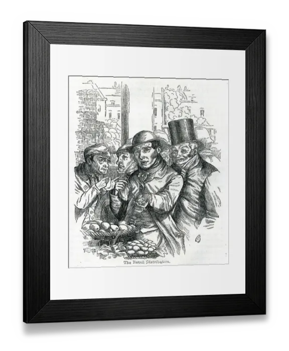 Framed Print : The Retail Distributors, Covent Garden Market, London Framed Print : The Retail Distributors, Covent Garden Market, London