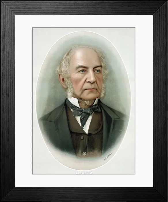 Framed Print : William Ewart Gladstone, Liberal politician Framed Print : William Ewart Gladstone, Liberal politician