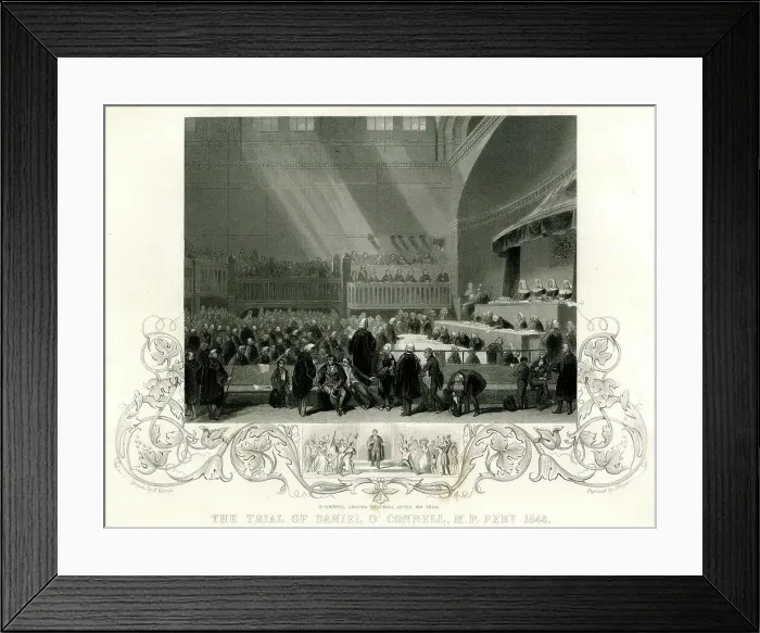Framed Print : The Trial of Daniel O'Connell, Irish MP Framed Print : The Trial of Daniel O'Connell, Irish MP