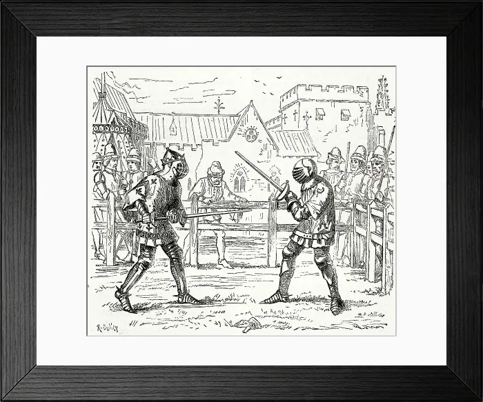 Framed Print : Medieval games in the Tilt Yard Framed Print : Medieval games in the Tilt Yard