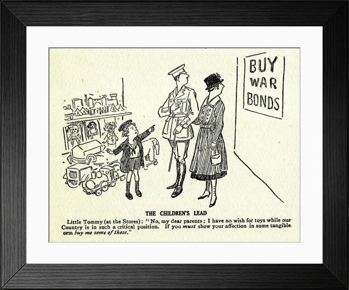 Framed Print : Cartoon, The Children's Lead Framed Print : Cartoon, The Children's Lead