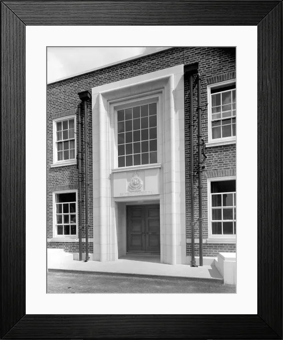 Framed Print : Front entrance of the 98th Field Regiment R. A. HQ Framed Print : Front entrance of the 98th Field Regiment R. A. HQ