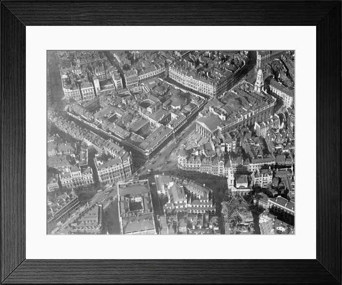 Framed Print : An aerial view of The Old Lady of Threadneedle Street Framed Print : An aerial view of The Old Lady of Threadneedle Street