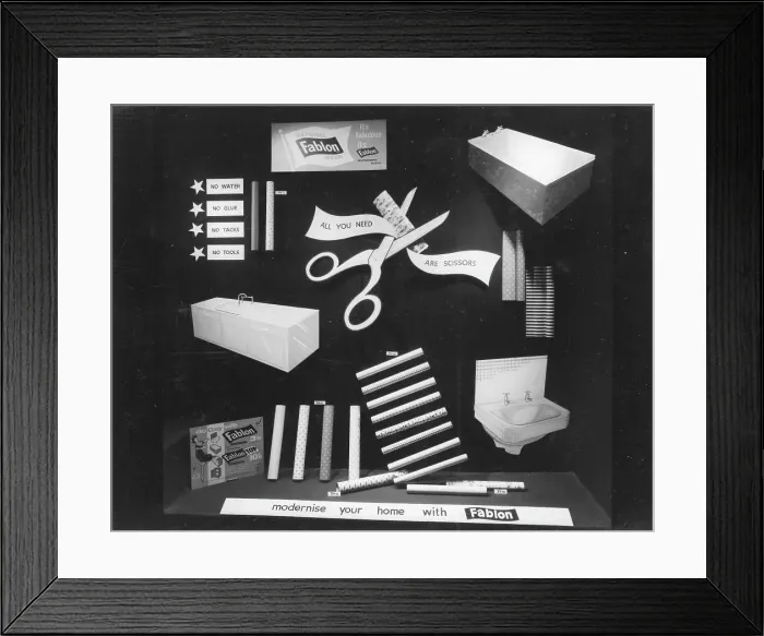Framed Print : Owen Owen, Fablon display Framed Print : Owen Owen, Fablon display