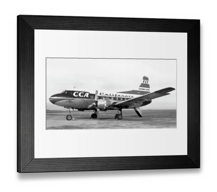 Framed Print : Martin 2-0-2A N93052 Framed Print : Martin 2-0-2A N93052