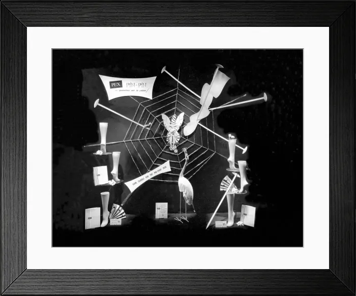 Framed Print : Owen Owen display for Pex Pin Pin Stockings Framed Print : Owen Owen display for Pex Pin Pin Stockings