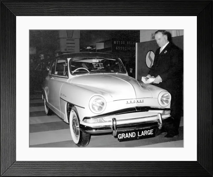 Framed Print : Simca Aronde Grande Large Framed Print : Simca Aronde Grande Large