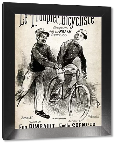 Music cover, Le Troupier Bicycliste (The Bicycle Soldier)