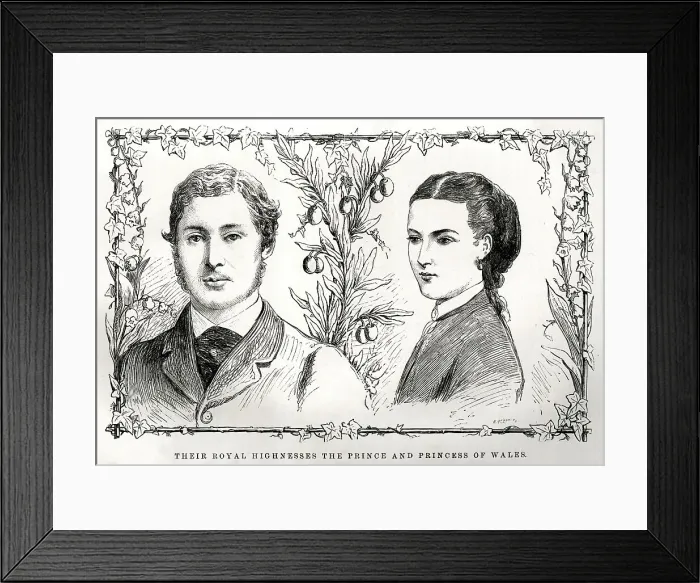 Framed Print : Marriage of Prince and Princess of Wales, 1863 Framed Print : Marriage of Prince and Princess of Wales, 1863