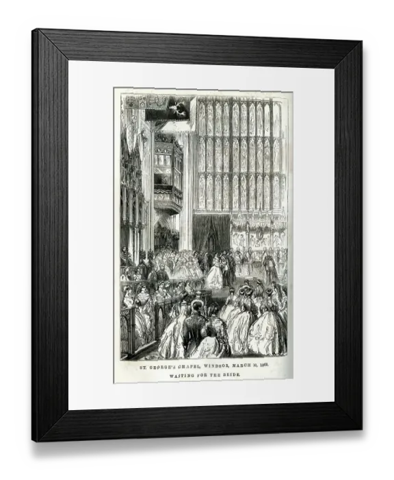 Framed Print : Marriage of Prince and Princess of Wales, St George's Chapel Framed Print : Marriage of Prince and Princess of Wales, St George's Chapel