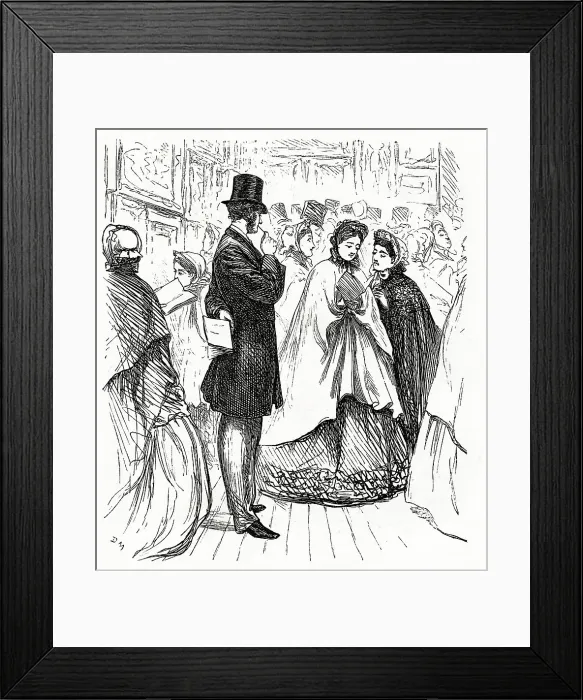 Framed Print : The Royal Academy Summer Exhibition, 1863 Framed Print : The Royal Academy Summer Exhibition, 1863