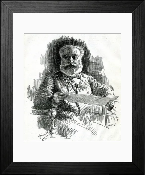 Framed Print : Max Nordau, Zionist leader, writer and physician Framed Print : Max Nordau, Zionist leader, writer and physician