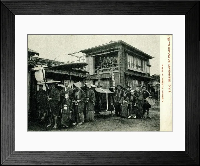 Framed Print : A Shinto Funeral in Japan Framed Print : A Shinto Funeral in Japan