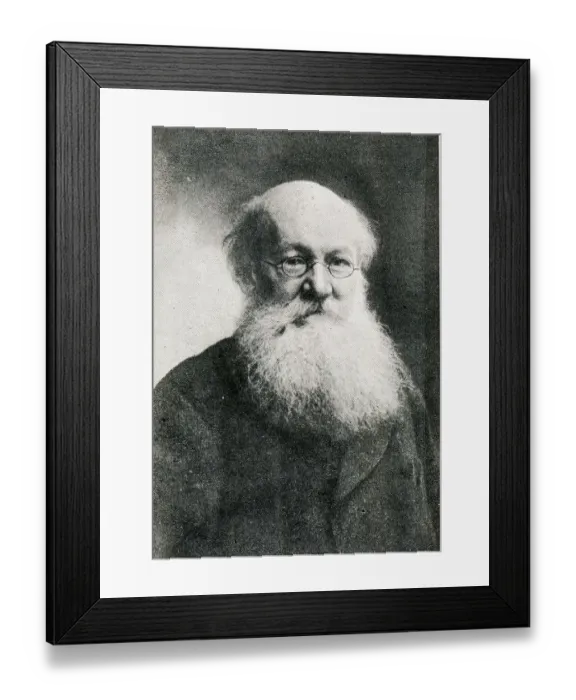 Framed Print : Peter Kropotkin, Russian historian and scientist Framed Print : Peter Kropotkin, Russian historian and scientist