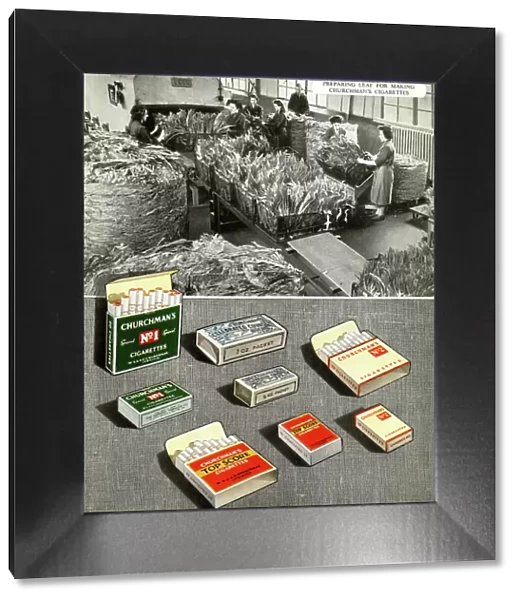 Selection of Churchman's Cigarette and Tobacco Packets