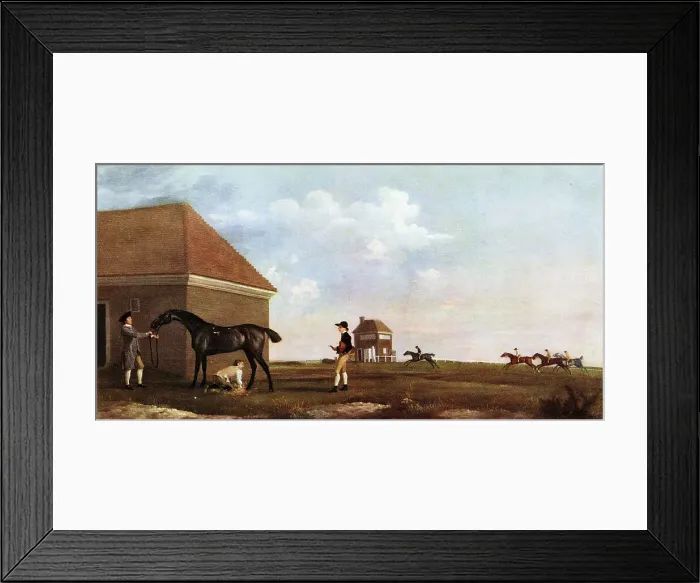 Framed Print : Gimcrack on Newmarket Heath, by George Stubbs