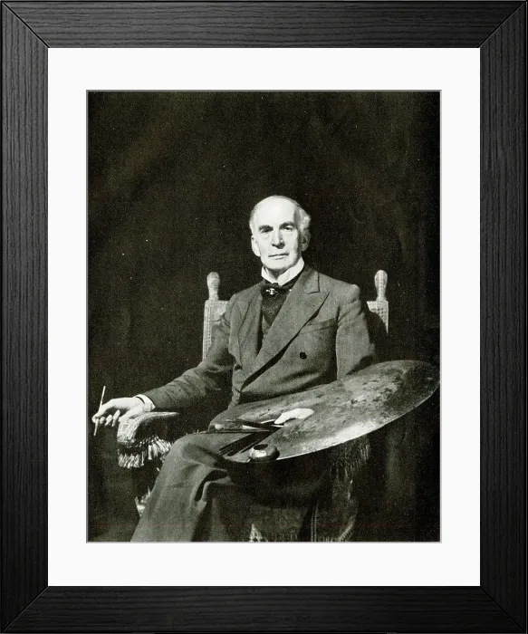 Framed Print : Frank O Salisbury, English artist Framed Print : Frank O Salisbury, English artist