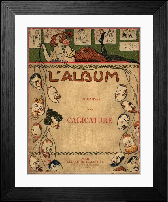 Framed Print : L'Album Front Cover Illustration Framed Print : L'Album Front Cover Illustration