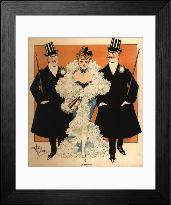 Framed Print : En Sandwich Framed Print : En Sandwich